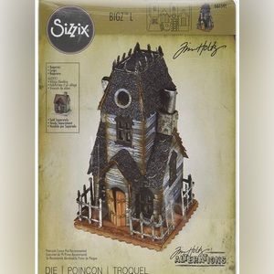 NEW Sizzix Bigz L 661591 Village Manor Tim Holtz Die